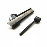 BLUEFOX TOOLS Lathe Cut Off Parting Tool Holder 3/8” x 7/8” x 5” With HSS Blade 3/32” x 5/8” x 5”