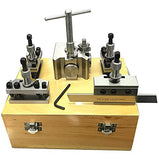 BLUEFOX TOOLS QUICKCHANGE TOOLPOST T1 T51MM STANDARD BORING PARTING HOLDER HSS WOODEN BOX