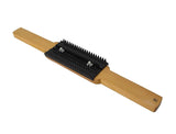 BLUEFOX TOOLS 15" Buffer Wheel Rake - Essential Tool for Metal Polishing & Compound Cleaning, Removing Residual | Wooden Handle & Metal Rake - Achieve Professional Results on Buffing Wheels - One Pack
