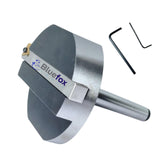 4-Inch Fly Cutter with Indexable TNMG Insert – MT2 Shank, Precision Surface Milling & Facing Tool for Milling Machines, Durable Metal & Wood Machining