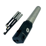 High Precision 30mm Milling Boring Head Set with 3MT Shank & 3 Carbide Boring Bars – Durable, Metric, 0.01mm Div