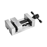 BlueFox Steel Grinding Vice 2 Inch | 50mm Jaw Width Mini Milling Vise for Vertical Slide | Smooth Moving Jaws | Horizontal & Vertical V-Grooves | Precision Machined