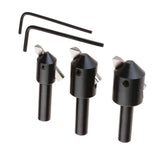BLUEFOX TOOLS 3 Piece Engineers Fly Cutter Set with HSS Round Tool Bits | Steel Material | Hard and Ground | for Lathe Milling