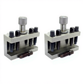 T-63 Quick Change Toolpost Holder Set β 2 Pc Standard Holders for Lathe Accessories