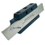 BLUEFOX TOOLS Lathe Clamp Type - PARTING TOOL CUT OFF HOLDER 16 MM Shank With HSS Blade 3/16" x 1" x6" | Steel Mechanical Product | Rust Free | Included Parting Blade, Power Tool Accessories