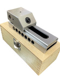 BLUEFOX TOOLS 3" Screwless (Pin Type) Toolmaker Precision Grinding Machine Vice/Vise Premium | Low Profile CNC VICE | Toolmaker Steel 0.0002" (3IN) - Accurate and Versatile
