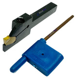 Mini Lathe 8MM Indexable Cut Off Tool Holder with Carbide Insert – For Precision Parting | Bluefox Tools