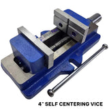 100MM Self-Centering Machine Vise – Hardened Steel Milling Clamp | Bluefox Tools