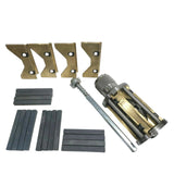 Heavy Duty Cylinder Engine Hone Kit 2-1/2" to 5-1/2" | Complete Honing Machine with 4 Sets of Honing Stones & Extra Carriers | Engine Cylinder Honing Tool in Metal Case