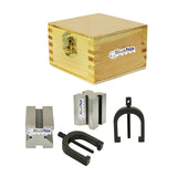 Precision Engineers V-Blocks with Clamps – Matched Pair 1-1/2″ × 2″ Hardened Steel