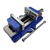 100mm Self Centering Machine Vice – Precision Cast Iron Milling & Drilling Vice with Hardened Jaws, Horizontal & Vertical Vee Grooves, 100mm Opening Capacity