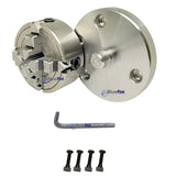 4 Jaw Independent Chuck 70mm M14x1 with Backplate | Mini Lathe Chuck