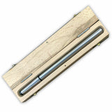 Precision MT3 Lathe Alignment Test Bar with Wooden Storage Box – 335mm (13-3/16”) | Run-out 0.0002” | Morse Taper Mt3 | Parallel Shank Length 245MM | MT3 Taper Length 90MM