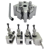 BLUEFOX TOOLS T37 Quick-Change Toolpost For Lathe ML7 Super7 Set of 5 Pieces