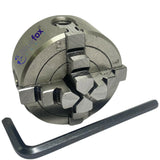 Lathe Chuck 50 mm Independent 4 Jaw Mounting Unimat Thread M12x1.0 | Bluefox Tools