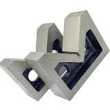 Bluefox Cast Iron Vee Block Set – 4" x 1.5" x 3" – 2pcs Precision V Blocks Without Clamp