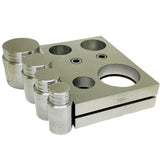 BLUEFOX TOOLS X-Large Disc Cutter Set 1"–2" | 4 Sizes Circular Metal Disc Cutter for Jewelry Making & Craft Work