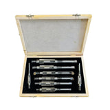 Adjustable Hand Reamer Set H8–H11 (15/32″ to 1-1/16″) | Straight Flute Precision Reamers with Carbon Steel Blades | Adjustable Hole Finishing Tools for Metal, Wood & Plastic