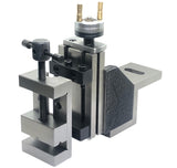 BLUEFOX TOOLS Mini Lathe Vertical Slide, Caste Iron Z Type Angle Plate, New Steel Grinding Vice (Combo of 3) | Best Tools for Lathe Machine, Iron Body, High Grade Casting