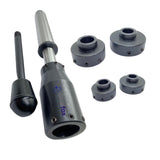 BLUEFOX TOOLS Lathe Tailstock Imperial Rigid Die Holder | Work on Threading on any machine with 2 Morse Taper Tailstock| Engineers Choice | MT2 Shank | Die Sizes-16,19,20,25,30,38mm
