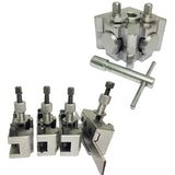 BLUEFOX TOOLS T51 QUICK CHANGE TOOLPOST 5 PIECES SET STANDARD BORING PARTING HOLDER