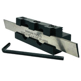 BLUEFOX Lathe Adjustable Type Parting Cut Off Tool Holder 10mm Shank With 1/2" HSS Blade | Metal Lathe machine | T Type Cut Off Quality | Steel Tool - Hardened and Precisely Ground