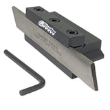 BLUEFOX TOOLS Lathe Clamp Type Parting Cut Off Tool Holder 3/4" Shank With 3/16" x 1" x6"