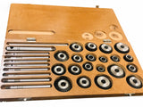 BLUEFOX TOOLS Valve Seat & Face Cutter Set Of 20 Pcs Carbon Steel Wooden Box