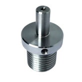 Tailstock Wood Lathe Chuck Adapter 1/2″ Straight Shank to 1″ x 8 TPI – Precision Remounting & Alignment Tool (Manual Use)