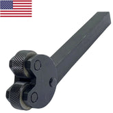 🔧 4-1/2" SWIVEL HEAD KNURLING TOOL – 3/4" DIAMOND KNURL WHEELS | 1/2" × 1/2" SHANK | LATHE KNURLING TOOL