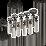 🔧 10PCS HSS M2 Woodruff Keyseat Cutter Set – 1/2" to 1" Cutting Diameter | Staggered Tooth | 1/2" Shank