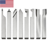 🔧 12mm HSS Lathe Form Tool Set – 8 Piece Square Shank Pre-Formed Turning Tools