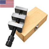 🔧 2-3/8" / 60MM TOOLMAKERS PRECISION GRINDING VICE – HARDENED & GROUND MACHINE VISE | V-WAY | WOODEN BOX | BLUE FOX TOOLS