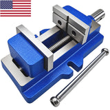 🔧 100MM SELF-CENTERING MACHINE VICE VISE – PRECISION MILLING & DRILLING WORKHOLDING | HARDENED JAWS | V-GROOVE | BLUEFOX TOOLS