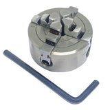 50mm 4 Jaw Independent Lathe Chuck | M14 x 1 Thread | Mini Lathe Chuck with Reversible Jaws | UK STOCK
