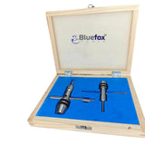 Piloted Tap Wrench Set of 2 with Wooden Box | 1/16"–1/2" Capacity for Drill Press & Lathe | UK STOCK