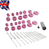 Sioux Valve Seat Grinding Stone Kit 36 Piece | 24 Grinding Stones, 11 Pilots & 11/16" Stone Holder | UK STOCK