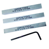 3 Piece Fly Cutter Set 3/4" Shank | Includes 5/16" HSS Tool Bits | 1-1/2", 2" & 2-1/2" | UK STOCK