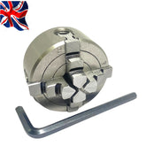 50mm 4 Jaw Independent Lathe Chuck | M14 x 1 Thread | Mini Lathe Chuck with Reversible Jaws | UK STOCK