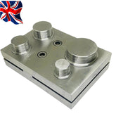 Circular Disc Cutter Set | Adjustable Jewellers Sheet Metal Punch with 4 Punch Sizes | UK STOCK