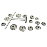 26 Pcs Valve Seat & Face Cutter Set | High Carbon Steel Engine Valve Seat Cutter Kit with Metal Box | UK STOCK