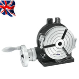 HV6 Rotary Table 6" | 3 Slot Horizontal & Vertical Milling Machine Rotary Table MT2 | UK STOCK