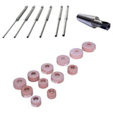 Sioux Style Valve Seat Grinding Kit – 12 Grinding Wheels + 6 Pilots + Stone Holder