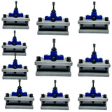 ED20100 10 PCS Square Turning & Facing Tool Holders for E 40-Position Multifix Lathe Post