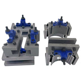 ED20100 4 PCS Square Turning Tool Holders – Fits Multifix E / E5 Quick Change Lathe Tool Post