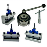 Quick Change Tool Post A1 40 Position 4 PCS Set – AD2090 Turning & Boring Tool Holder for 150-300mm (6"-12") Lathe