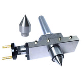 MT1 Tailstock Taper Turning Attachment with Revolving & Dead Centers | 0.75 mm Fine Adjustment Precision Lathe Tool