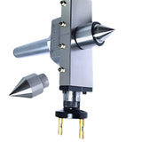 MT1 Tailstock Taper Turning Attachment with Revolving & Dead Centers | 0.75 mm Fine Adjustment Precision Lathe Tool