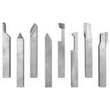 8 Pc HSS Ground Lathe Tool Set 6mm Turning Form Cutting Tools in Wooden Box Bluefox | UK STOCK