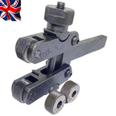 Industrial Clamp Knurling Tool 4 Wheel Lathe Knurler 32mm Capacity Bluefox | UK STOCK
